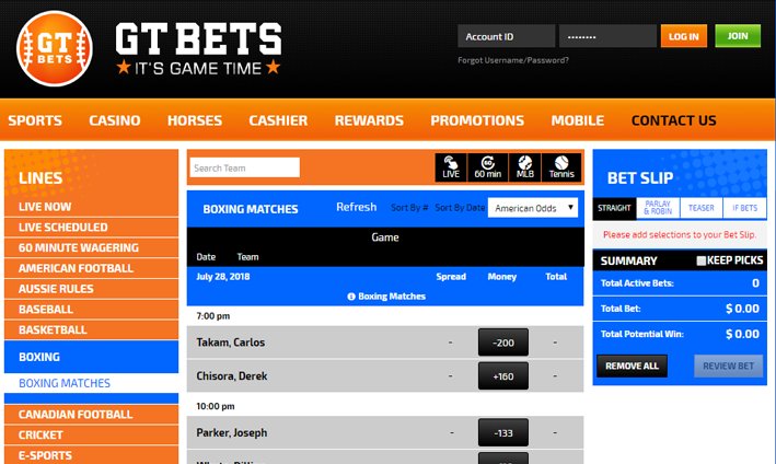 Présentation de gt.bet casino